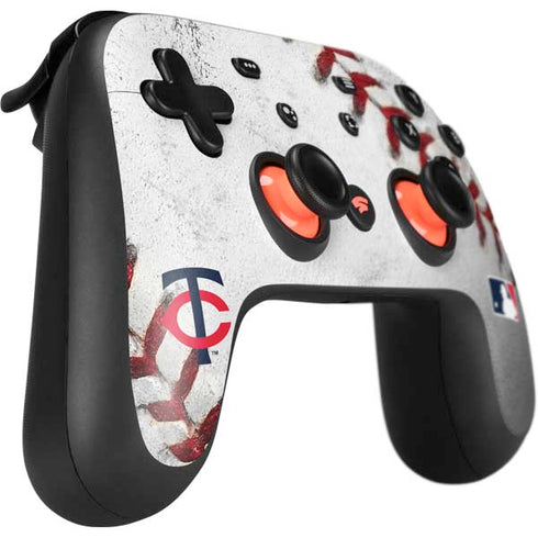 MLB Minnesota Twins Game Ball Google Stadia Controller Skin