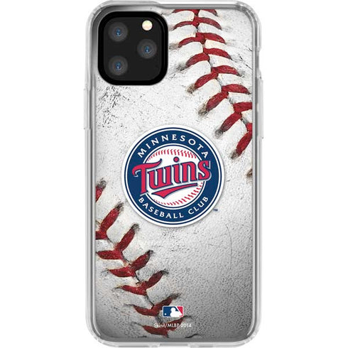 MLB Minnesota Twins Game Ball iPhone 11 Pro Clear Case