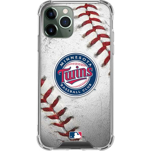 MLB Minnesota Twins Game Ball iPhone 11 Pro Max Clear Case