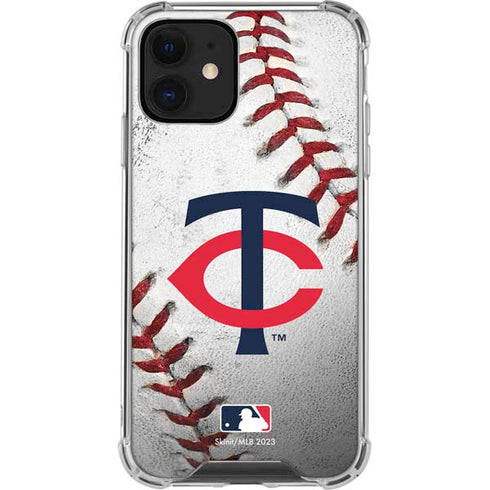 MLB Minnesota Twins Game Ball iPhone 12 Mini Clear Case