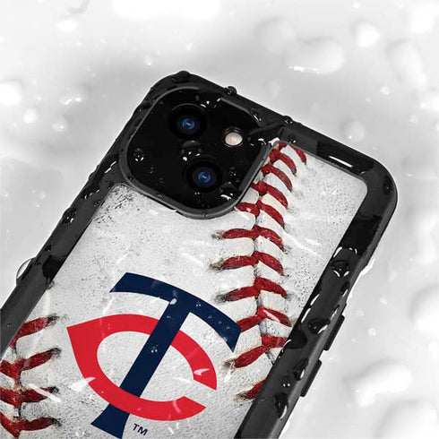 MLB Minnesota Twins Game Ball iPhone 13 Mini Waterproof Case