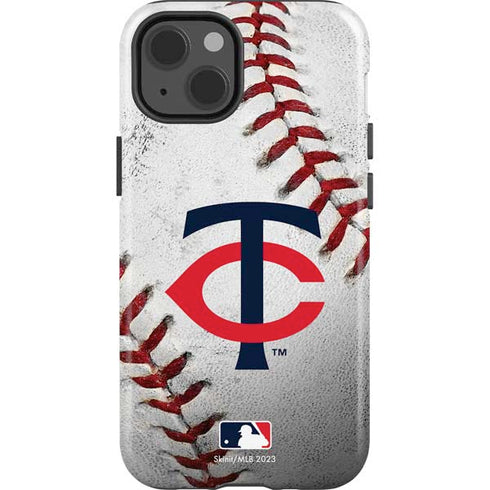 MLB Minnesota Twins Game Ball iPhone 15 Impact Case