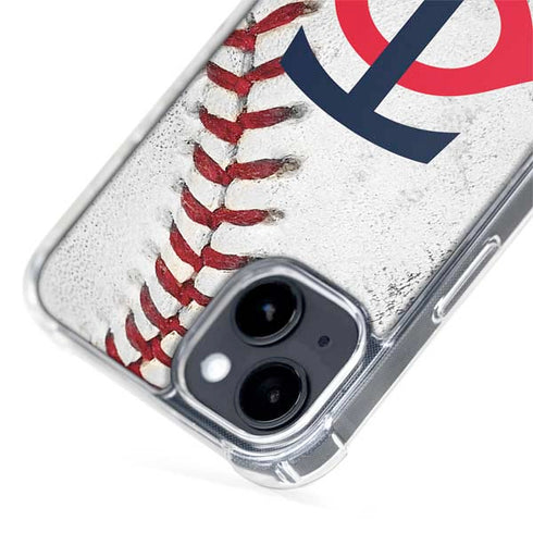 MLB Minnesota Twins Game Ball iPhone 15 MagSafe Case