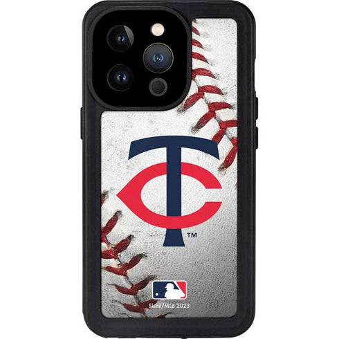 MLB Minnesota Twins Game Ball iPhone 14 Pro Waterproof Case