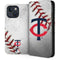 MLB Minnesota Twins Game Ball iPhone 15 Plus Folio Case