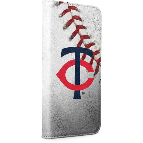 MLB Minnesota Twins Game Ball iPhone 15 Plus Folio Case