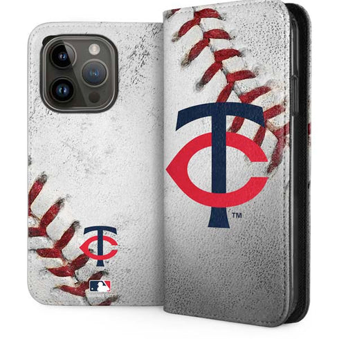 MLB Minnesota Twins Game Ball iPhone 15 Pro Folio Case