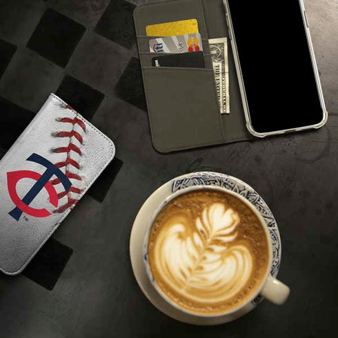 MLB Minnesota Twins Game Ball iPhone 15 Pro Folio Case
