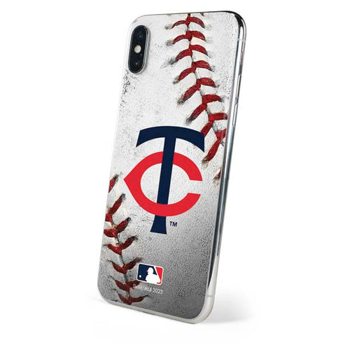 MLB Minnesota Twins Game Ball iPhone X Skin