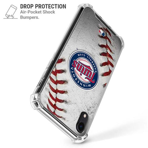 MLB Minnesota Twins Game Ball iPhone XR Clear Case
