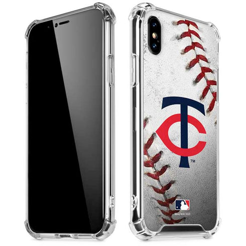 MLB Minnesota Twins Game Ball iPhone XS Max Clear Case