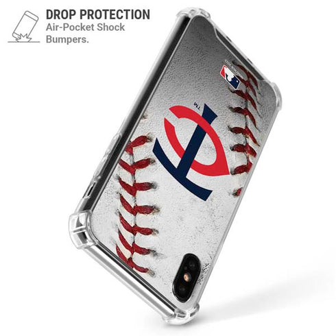 MLB Minnesota Twins Game Ball iPhone XS Max Clear Case