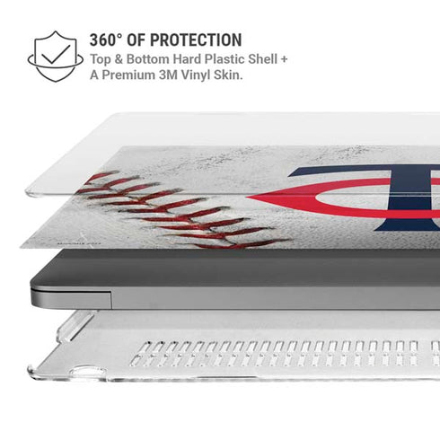 MLB Minnesota Twins Game Ball MacBook Pro 16in (2021-25) Case plus Skin