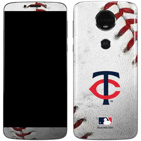 MLB Minnesota Twins Game Ball Moto E5 Plus Skin