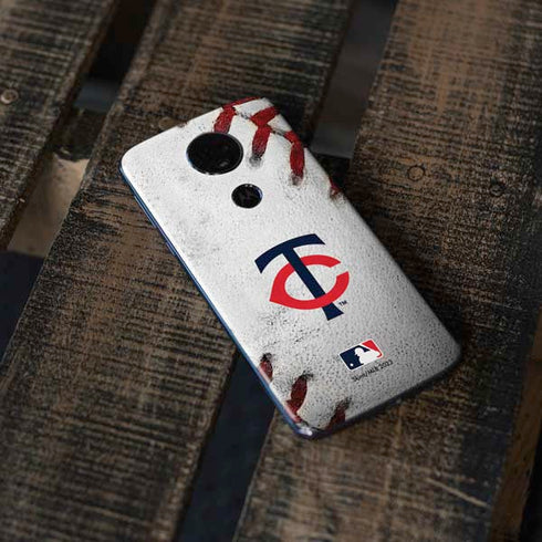 MLB Minnesota Twins Game Ball Moto E5 Plus Skin