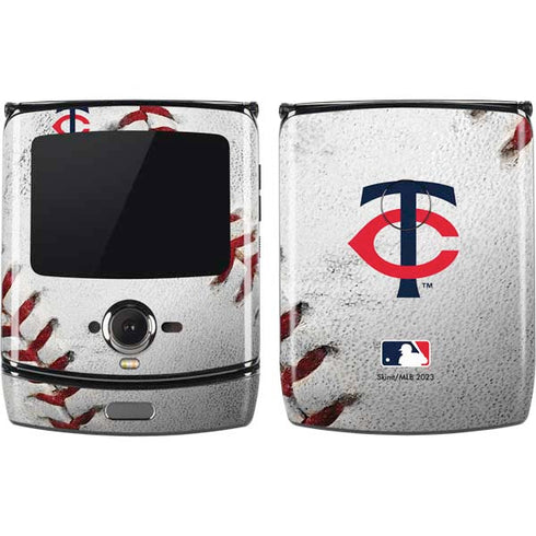 MLB Minnesota Twins Game Ball Motorola RAZR Skin