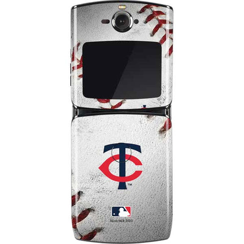 MLB Minnesota Twins Game Ball Motorola RAZR Skin