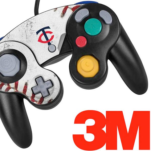 MLB Minnesota Twins Game Ball Nintendo GameCube Controller Skin