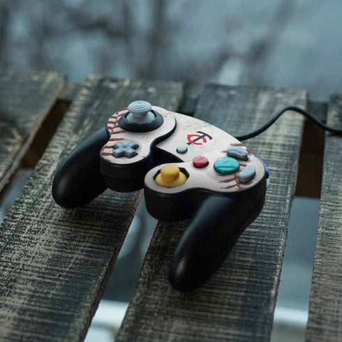 MLB Minnesota Twins Game Ball Nintendo GameCube Controller Skin