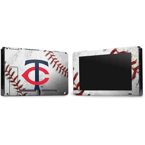 MLB Minnesota Twins Game Ball Nintendo Switch Bundle Skin