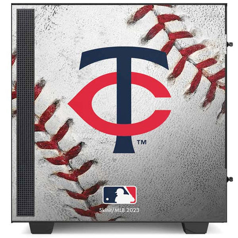 MLB Minnesota Twins Game Ball NZXT H510 Compact ATX Mid-Tower Case Skin