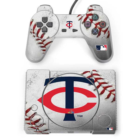 MLB Minnesota Twins Game Ball PlayStation Classic Bundle Skin
