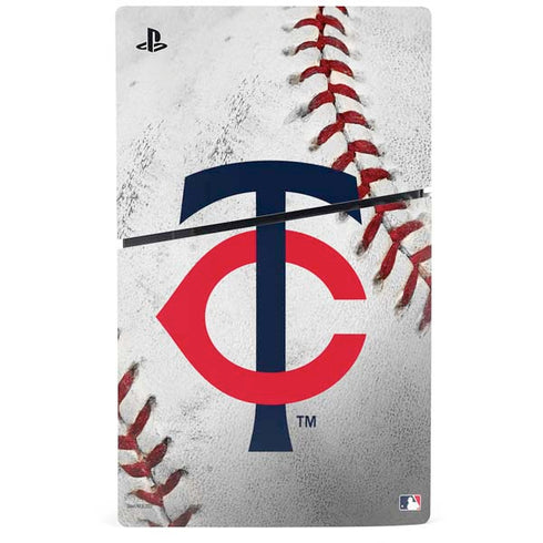 MLB Minnesota Twins Game Ball PS5 Slim Disk Bundle Skin