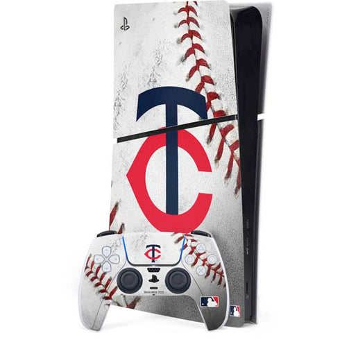 MLB Minnesota Twins Game Ball PS5 Slim Digital Edition Bundle Skin