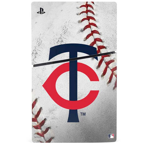 MLB Minnesota Twins Game Ball PS5 Slim Digital Edition Console Skin