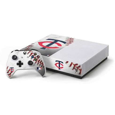 MLB Minnesota Twins Game Ball Xbox One S All-Digital Edition Bundle Skin