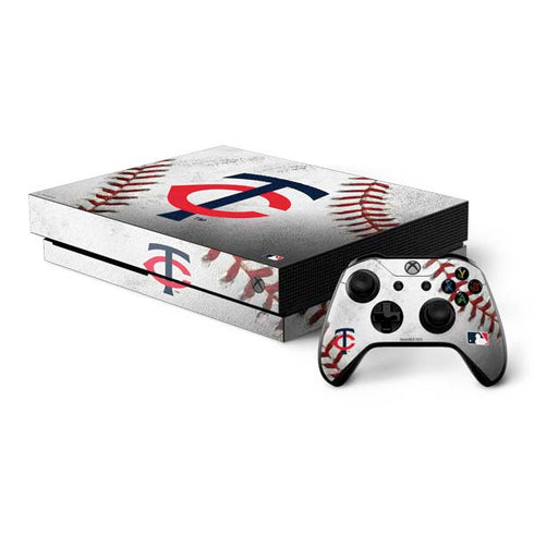 MLB Minnesota Twins Game Ball Xbox One X Bundle Skin