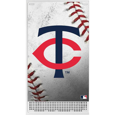 MLB Minnesota Twins Game Ball Xbox Series S Console Skin