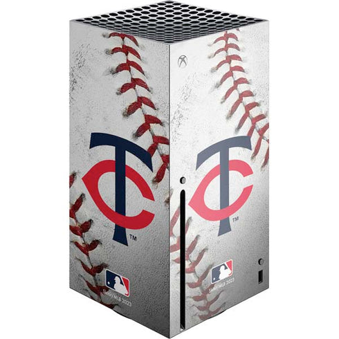 MLB Minnesota Twins Game Ball Xbox Series X Console Skin