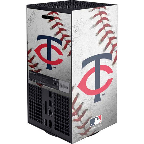 MLB Minnesota Twins Game Ball Xbox Series X Console Skin