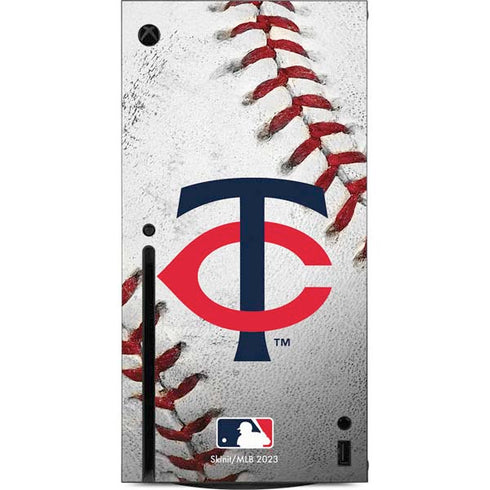 MLB Minnesota Twins Game Ball Xbox Series X Console Skin
