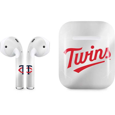 MLB Minnesota Twins Home Jersey Apple AirPods Skin