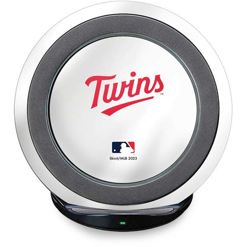 MLB Minnesota Twins Home Jersey Fast Charge Wireless Charging Stand Skin