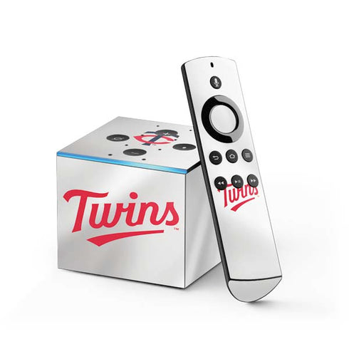 MLB Minnesota Twins Home Jersey Fire TV Cube Skin