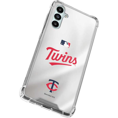 MLB Minnesota Twins Home Jersey Galaxy A14 5G Clear Case
