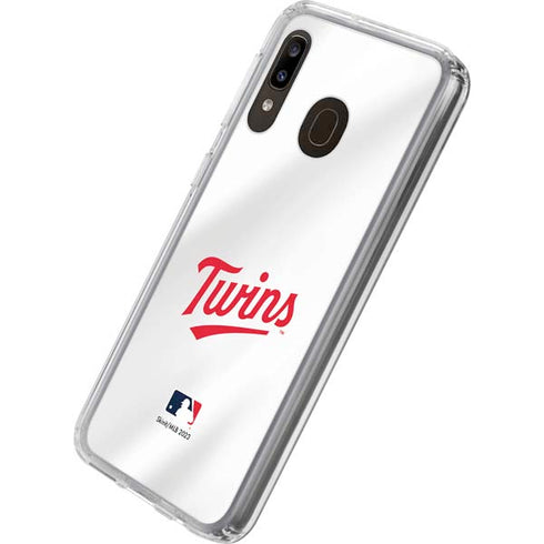 MLB Minnesota Twins Home Jersey Galaxy A20 Clear Case