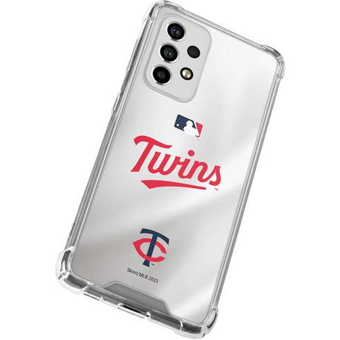 MLB Minnesota Twins Home Jersey Galaxy A33 5G Clear Case