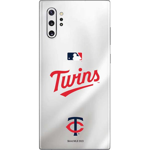 MLB Minnesota Twins Home Jersey Galaxy Note 10 Plus Skin