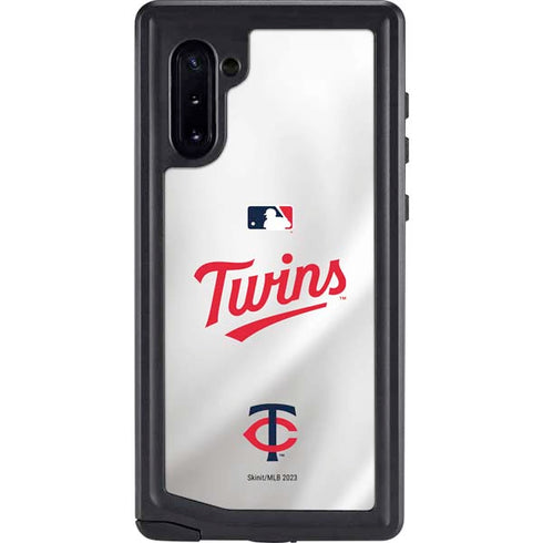 MLB Minnesota Twins Home Jersey Galaxy Note 10 Waterproof Case