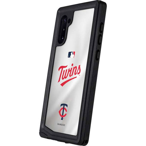 MLB Minnesota Twins Home Jersey Galaxy Note 10 Waterproof Case