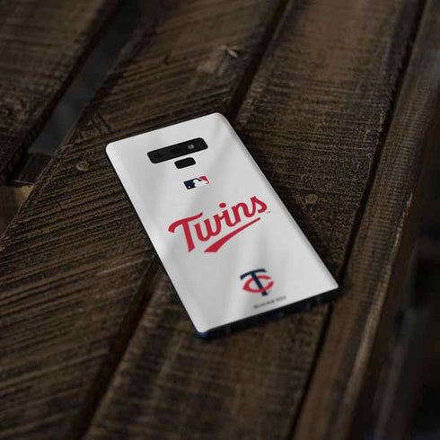 MLB Minnesota Twins Home Jersey Galaxy Note 9 Skin