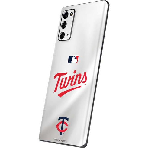 MLB Minnesota Twins Home Jersey Galaxy Note20 5G Skin