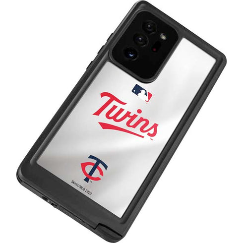 MLB Minnesota Twins Home Jersey Galaxy Note20 Ultra 5G Waterproof Case