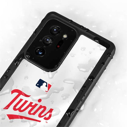 MLB Minnesota Twins Home Jersey Galaxy Note20 Ultra 5G Waterproof Case