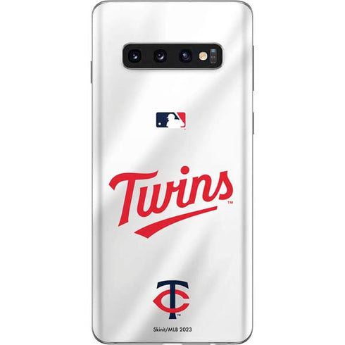 MLB Minnesota Twins Home Jersey Galaxy S10 Skin