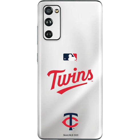 MLB Minnesota Twins Home Jersey Galaxy S20 Fan Edition Skin